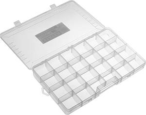 STAYER HANDY-15, 380 x 230 x 50 мм, (15&Prime;), пластиковый органайзер с 18 ячейками (38051-15)