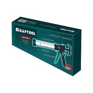 KRAFTOOL ULTRA 310 мл, прямой забор, регулировка силы давления, вариативная антикапельная система, закрытый пистолет для герметика (06677-31)