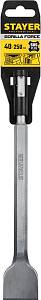 STAYER Gorilla Force, 40 х 250 мм, SDS-Plus, плоское изогнутое зубило, Professional (29354-40-250)