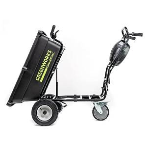 Аккумуляторная садовая тележка GREENWORKS 82GC (7400607UB) с АКБ 5 Ah и ЗУ