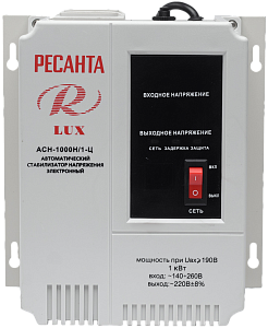 Стабилизатор напряжения серии LUX Ресанта АСН-1000Н/1-Ц