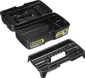STAYER VEGA-12, 290 x 170 x 140 мм, (12&Prime;), пластиковый ящик для инструментов (38105-13)