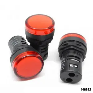 Индикатор ND16-22D/2 красный AC/DC380В (R)(CHINT), арт.592863
