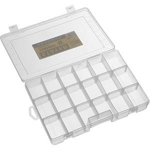 STAYER HANDY-11, 292 x 180 x 40 мм, (11&Prime;), пластиковый органайзер с 18 ячейками (38051-11)