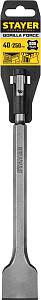 STAYER Gorilla Force, 40 х 250 мм, SDS-Plus, плоское зубило, Professional (29353-40-250)